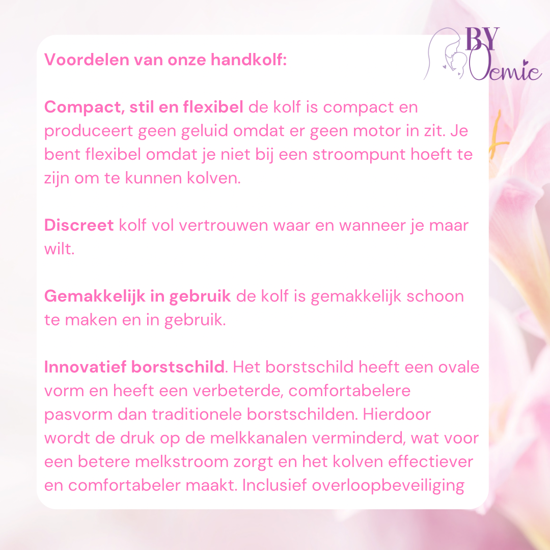 Manual breast pump by Oemie